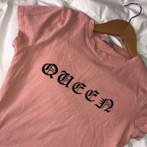 QUEEN fashion nova crop top